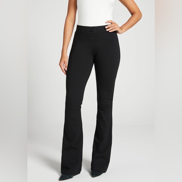 Betabrand Pants - Betabrand Black Classic Dress Pant Yoga Bootcut Stretch Pants Medium Petite